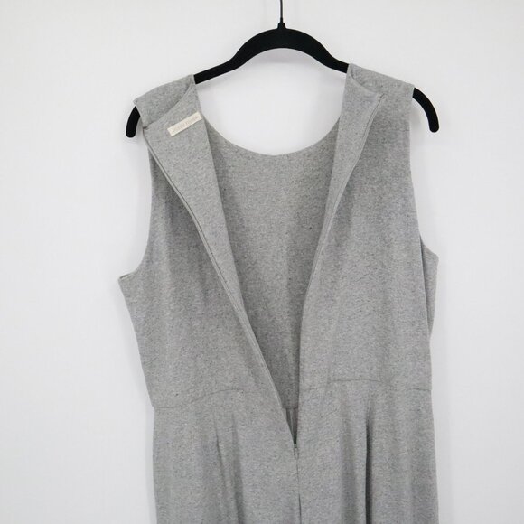 Eileen Fisher Organic Cotton Jumpsuit Women S Gray Quiet Luxury Sustainable Boho - Picture 5 of 15